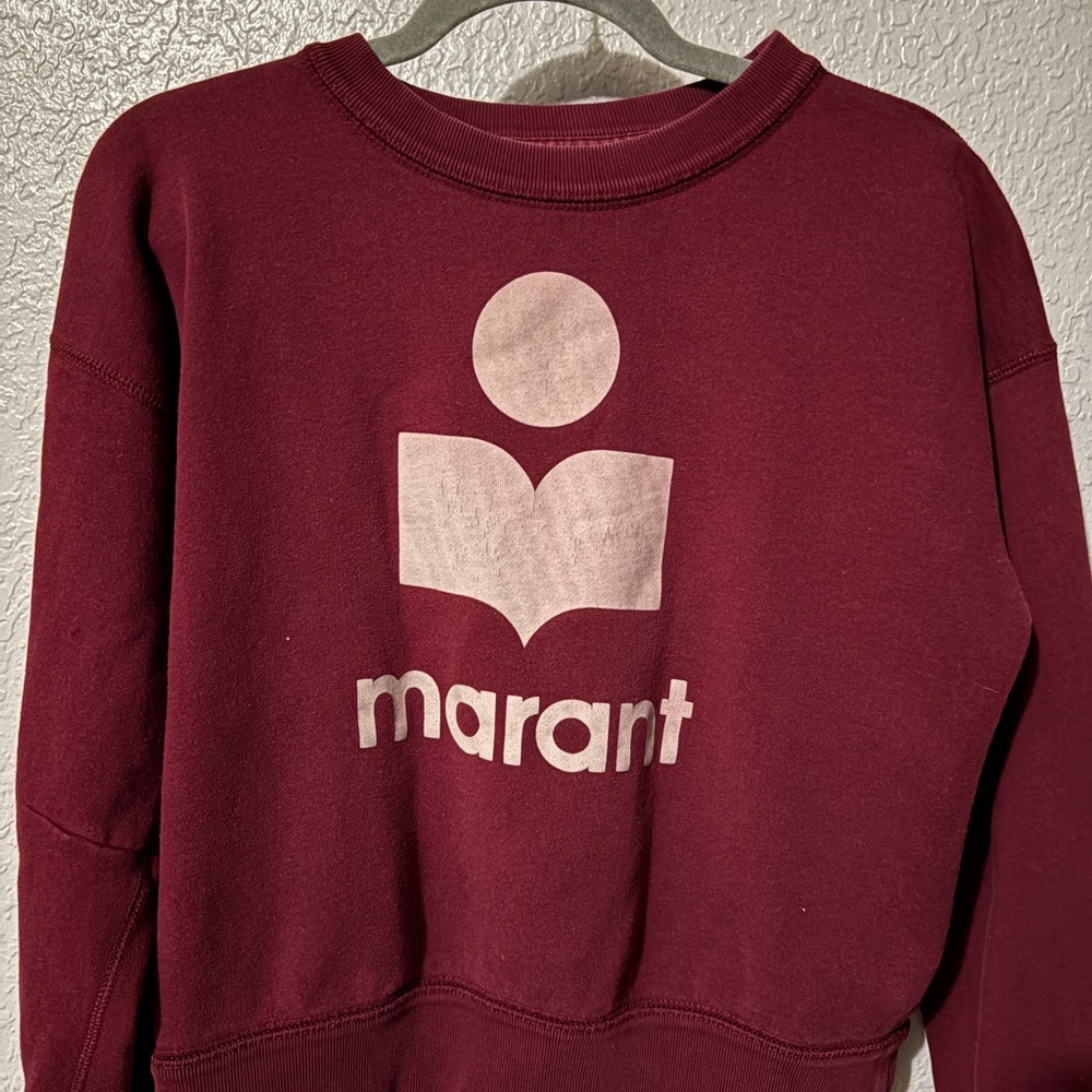 Isabel Marant Burgundy Sweatshirt